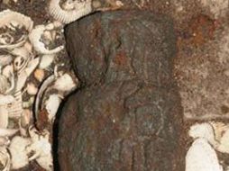 Entre los objetos destaca una escultura que representa al Dios Tláloc. SUN /