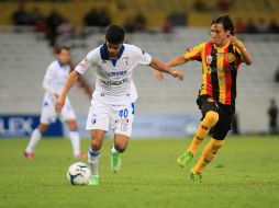 Acción del partido entre Leones Negros y Querétaro.  /