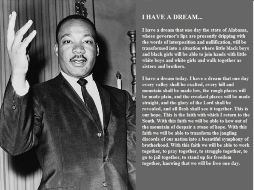 El discurso de Martin Luther King ha trascendido a otras latitudes gracias a su visión y objetividad. ARCHIVO /