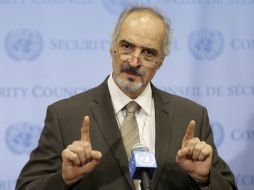 El representante de Siria en la ONU, Bashar Ja'afari, asegura que los días 22, 24 y 25 se llevaron a cabo otros ataques. AP /