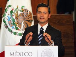 Peña Nieto destacó que los transportistas de nuestro país son pieza clave en la economía y la exportación de productos. ARCHIVO /