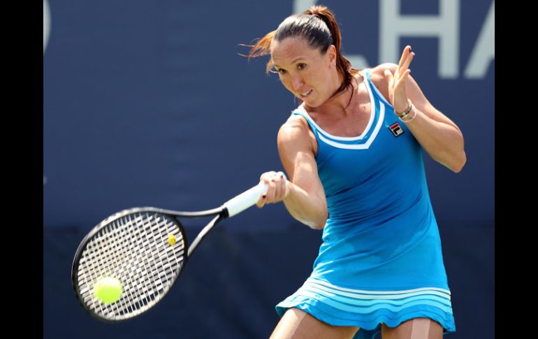 Jelena Jankovic exnúmero uno mundial en 2008, selló su pasaporte en 1 hora y 13 minutos. AFP /