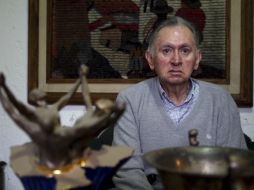 Ramiro El Genio Vázquez dijo sentirse contento por el homenaje que se le hará en vida. EL INFORMADOR /