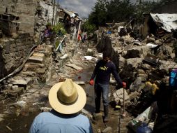 Los habitantes de Arroyo Seco sufren inundaciones en cada temporal.  /