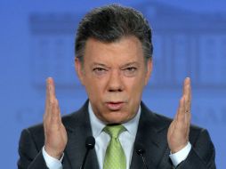El presidente de Colombia, Juan Manuel Santos, anunció que ordenó la militarización de Bogotá. ARCHIVO /