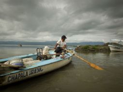 Desde la semana pasada el Lago de Chapala no ha aumentado un sólo centímetro. ARCHIVO /