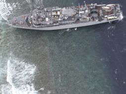 Se ha ordenado al buque USS San Antonio permanecer en el Mediterráneo para apoyar un posible ataque a Siria. ARCHIVO /