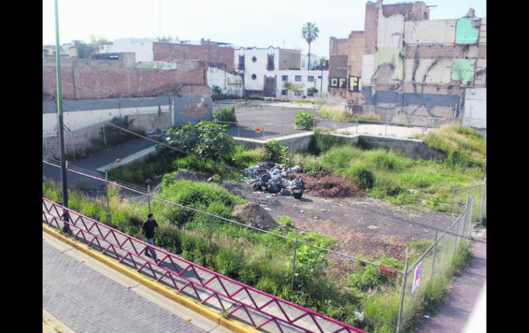 La transformación inicia aquí. El CIADE se construirá en la confluencia de Avenida Hidalgo y calle Dr. Baeza Alzaga. EL INFORMADOR /