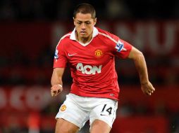 Aún se desconoce si Javier Hernández  estará en el partido frente al Liverpool. MEXSPORT /