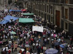 Luego de que miembros de la CNTE manifestaran inconformidades, se están llevando a cabo reuniones para llegar a acuerdos. ARCHIVO /