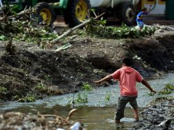 Las lluvias han ocasionado diversos daños en municipios de Veracruz. ARCHIVO /