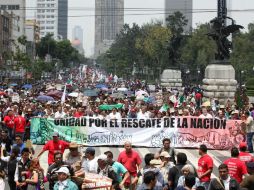 El Primer Informe de Gobierno coincide con las mayores muestras de descontento social contra el proyecto de Peña Nieto. EFE /