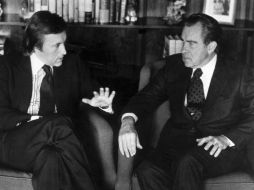 Richard Nixon reconoció que había defraudado a los norteamericanos y pidió perdón durante la entrevista. AP /