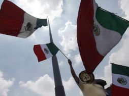 Los congregados a protestar están en contra de la reforma energética, la privatización de Pemex y de la CFE. EFE /