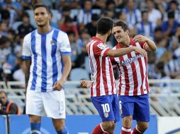 El equipo rojiblanco consigue su tercer triunfo al hilo. AFP /