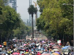 La sección 9 de la Coordinadora no se movilizará este día por acuerdo con la dirigencia política. NTX /