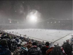 El duelo bajo la nieve dejó inconforme a la gente de Costa Rica. ESPECIAL /