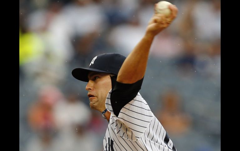 El relevista David Huff  durante el partido de hoy contra los Medias Blancas de Chicago. AFP /