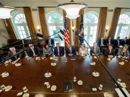 Obama se reúne con miembros del Congreso para tratar el tema de Siria. AFP /