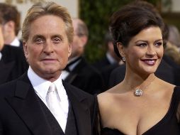 Catherine Zeta-Jones y Michael Douglas están casados desde el año 2000, son padres de dos hijos. ARCHIVO /