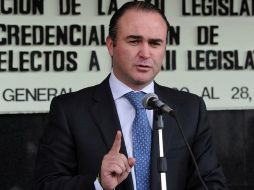 Luis Alberto Villarreal García, coordinador de los diputados panistas, condenó el supuesto espionaje de Estados Unidos a Peña  Nieto. ARCHIVO /