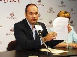 El regidor del PAN, Mario Salazar Madera, recalca la importancia de que la Contraloría agilice sus indagatorias.  /