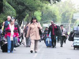Las marchas y plantones de la Coordinadora magisterial han trastocado todas las actividades en el Centro del Distrito Federal. EFE /