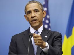 Obama, que se encuentra en visita oficial en Suecia, señaló que en ese caso otros países podrían repetir ataques similares. AP /