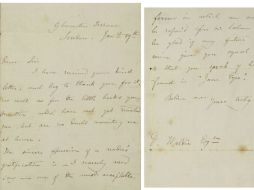 Coleccionistas dicen que la carta ha cautivado su imaginación. EFE /