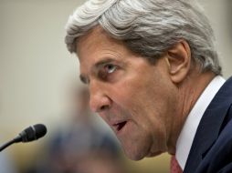 John Kerry compara a Al Asad con Hitler y Saddam Hussein. AP /