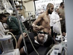 Las difíciles circunstancias del día a día en un pueblo golpeado por la guerra. EFE /