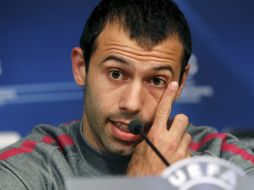 Javier Mascherano no entiende el por qué de muchas actitudes en el club. ARCHIVO /