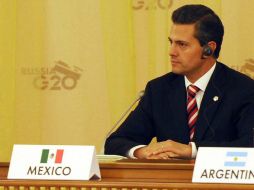 El Presidente Peña Nieto participa en la cumbre de líderes del G-20 en Rusia. NTX /