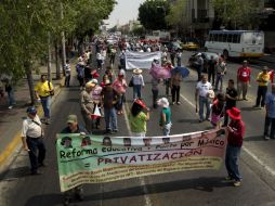 En Jalisco, durante los últimos días profesores se han inconformado por la reforma educativa. ARCHIVO /