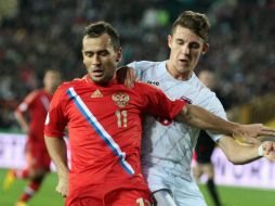 El partido le perteneció a los rusos desde el primer minuto. AP /