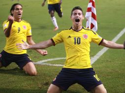 James Rodríguez fue el autor del gol de la Selección de Colombia. AP /