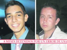Sergio Alejandro Torres Duarte y Julio César Moreno Guzmán, de 18 años, pasaron 10 meses en una prisión de Mazatlán. ARCHIVO /