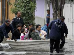 Se prevé que en las próximas horas disminuya el nivel del agua. SUN /