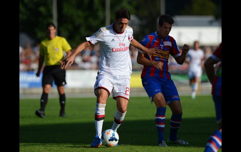 Kaká tuvo una buena presentación con el cuadro rossonero. AP /