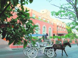Arquitectura. El Hotel Presidente Intercontinental de Mérida es una combinación entre el lujo del pasado y el confort del presente.  /