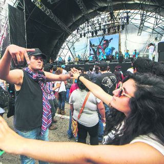 El Festival 212 quedó a medias por la lluvia