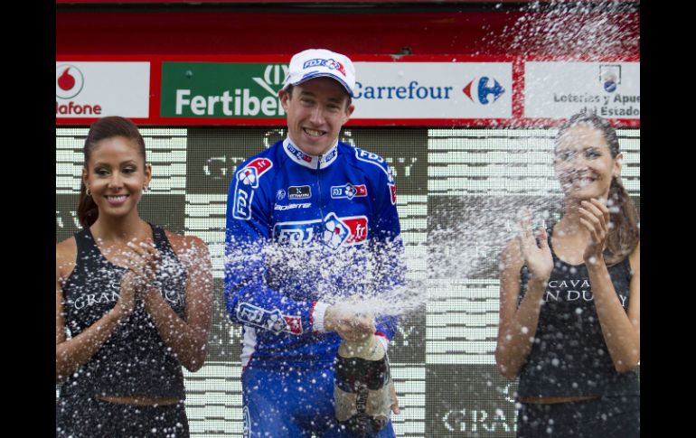 Alexandre Geniez termina los 224.9 kilómetros en la primera posición. AFP /