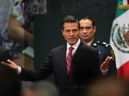 Peña Nieto asegura que su propuesta consolidará la estabilidad y el crecimiento económico del país. SUN /