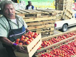 El precio del jitomate en los distintos mercados influyó para que subiera el indicador del costo de los productos básicos. EL INFORMADOR /