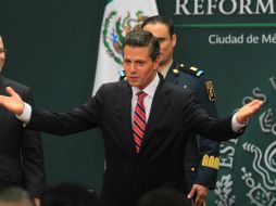 El presidente de México, Enrique Peña Nieto presenta su iniciativa de Reforma Hacendaria. NTX /