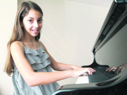 Daniela Liebman es el atractivo del evento musical, ya que la tapatía —con 11 años de edad— se codea con los grandes de la música. EL INFORMADOR /