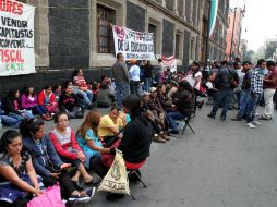 Los trabajadores de la educación aseguran que iniciarán con una resistencia civil pacífica. NTX /