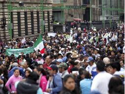 Los profesores en Tamaulipas se unen al llamado de las movilizaciones de la CNTE que se manifiesta en el DF. SUN /