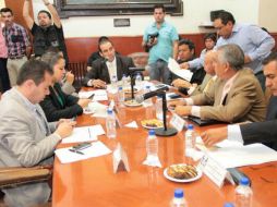 Sesión de la Comisión de Responsabilidades, presidida por el diputado Juan Carlos Márquez. ESPECIAL /