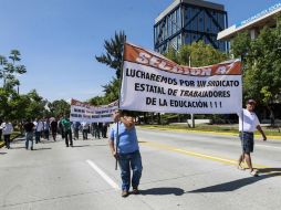 La Asamblea Magisterial Democrática había convocado desde el sábado a los docentes de la Entidad a unirse al paro nacional.  /